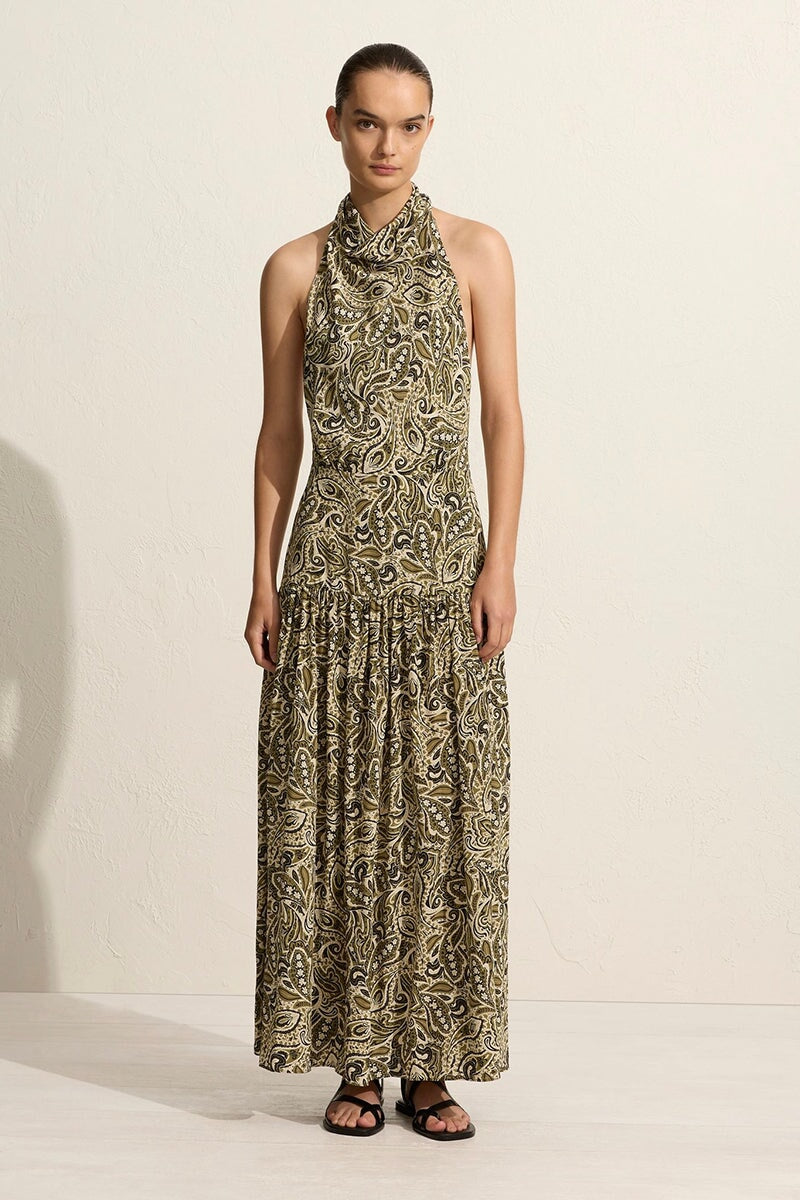 Paisley hotsell halter dress