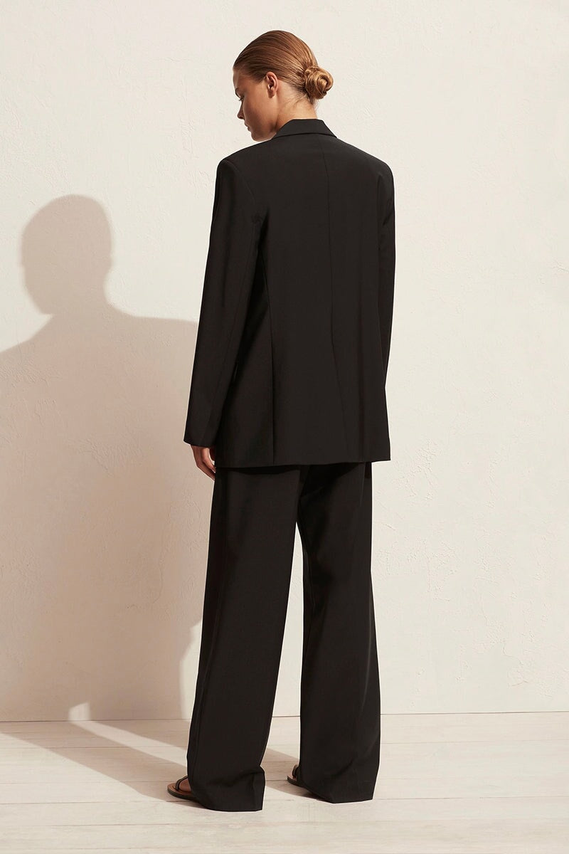 RELAXED TAILORED TROUSER-BLACK Pants Matteau