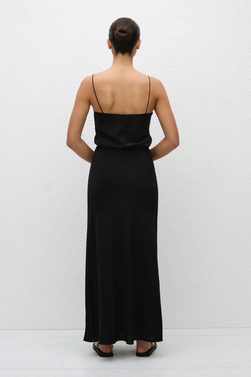 SQUARE CAMISOLE-BLACK Tops Matteau