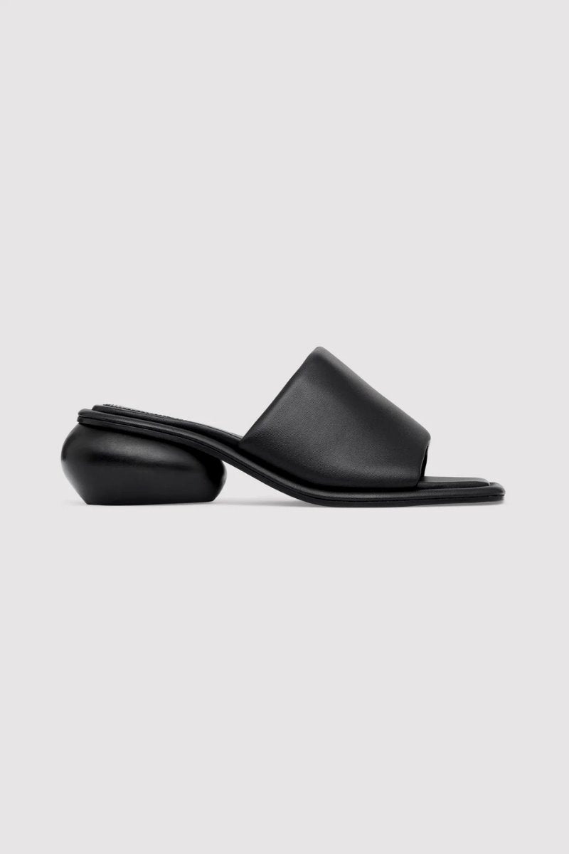 MINIMAL DOME HEEL-BLACK Heels ST AGNI 