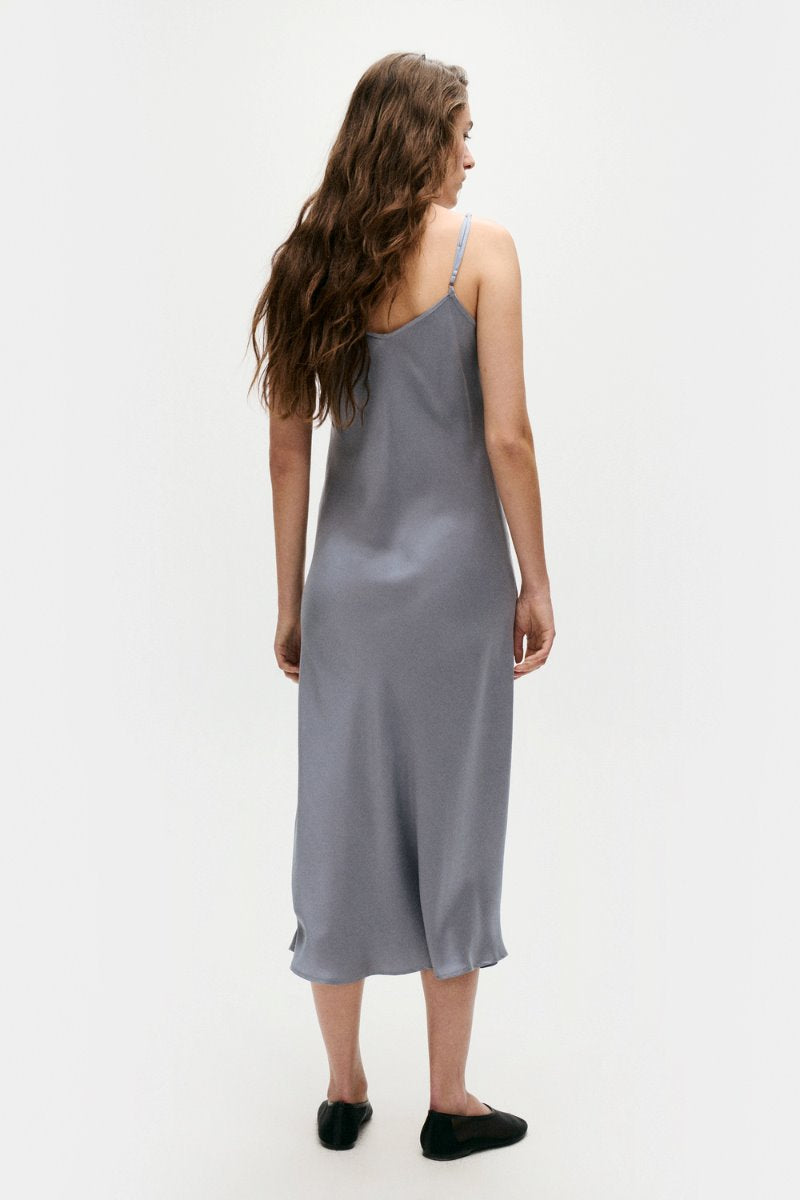 90S SLIP DRESS-STORM Midi Dress Silk Laundry 