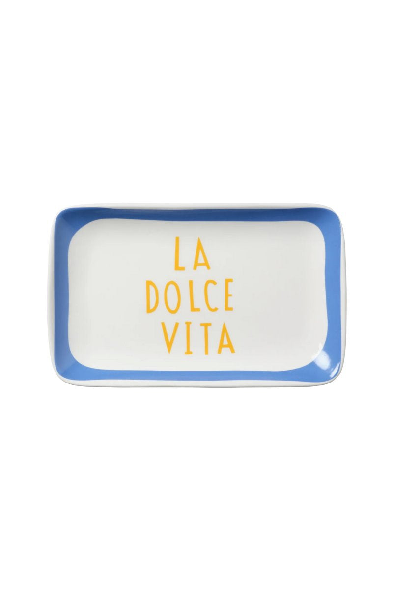 LA DOLCE VITA SMALL TRAY-BLUE *in-store only* Home In The Round House 