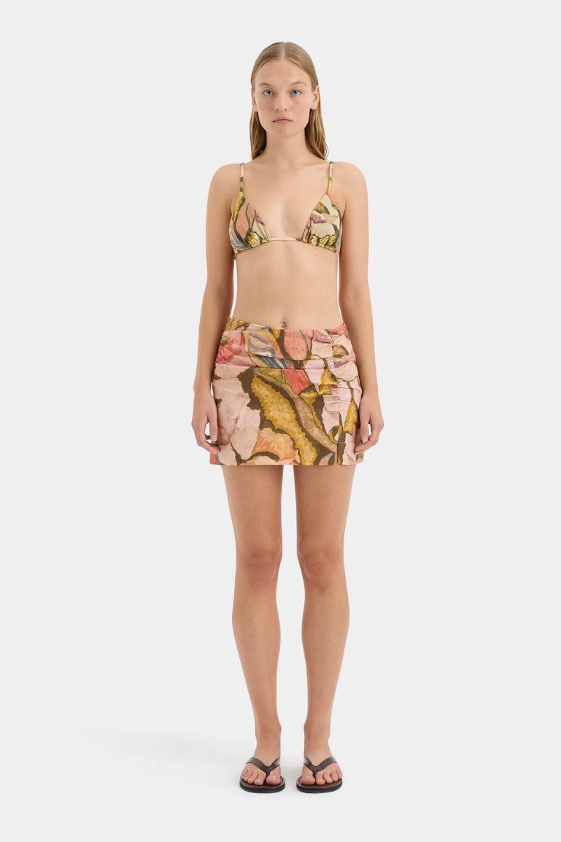 ROWE STRING TRIANGLE TOP-SANDERLING FLORAL Swim SIR. 