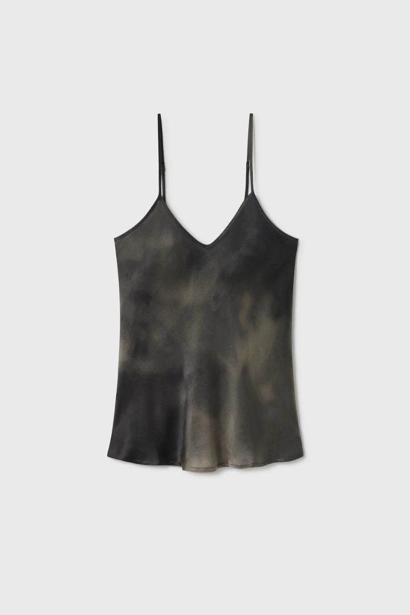 BIAS CUT CAMI-SMOKE Tops Silk Laundry 