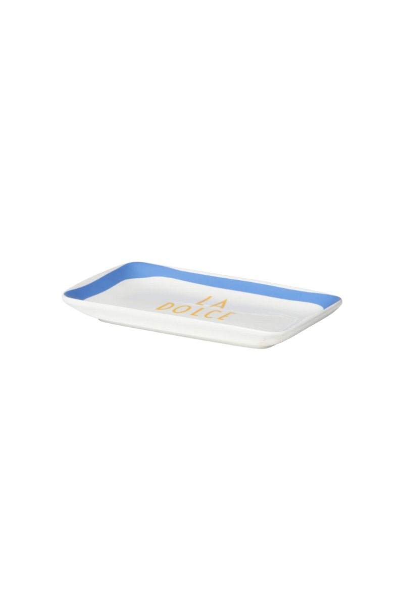 LA DOLCE VITA SMALL TRAY-BLUE *in-store only* Home In The Round House 