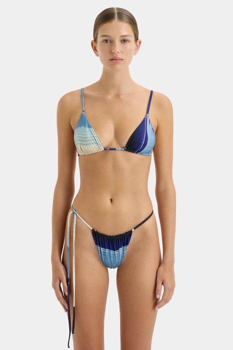 SUNVIEW STRING TRIANGLE TOP-SHORELINE STRIPE Swim SIR. 