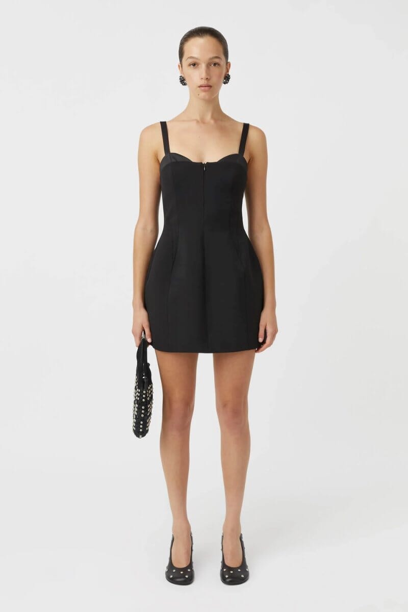 AMA MINI DRESS-BLACK – Fox & Dove