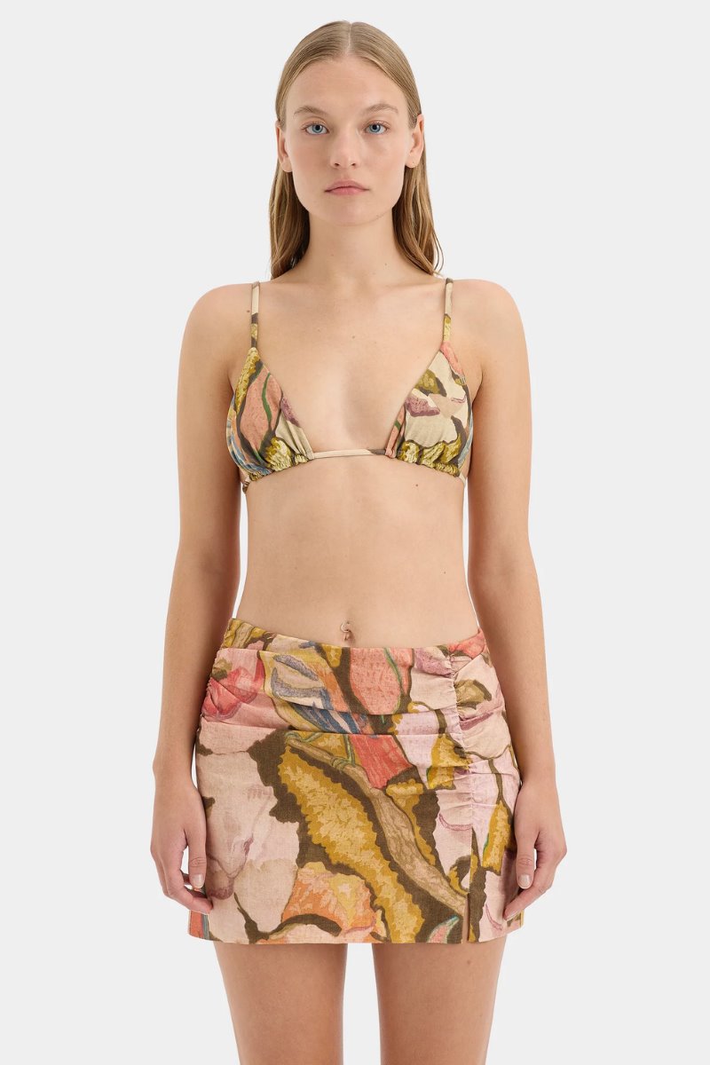 ROWE STRING TRIANGLE TOP-SANDERLING FLORAL Swim SIR. 