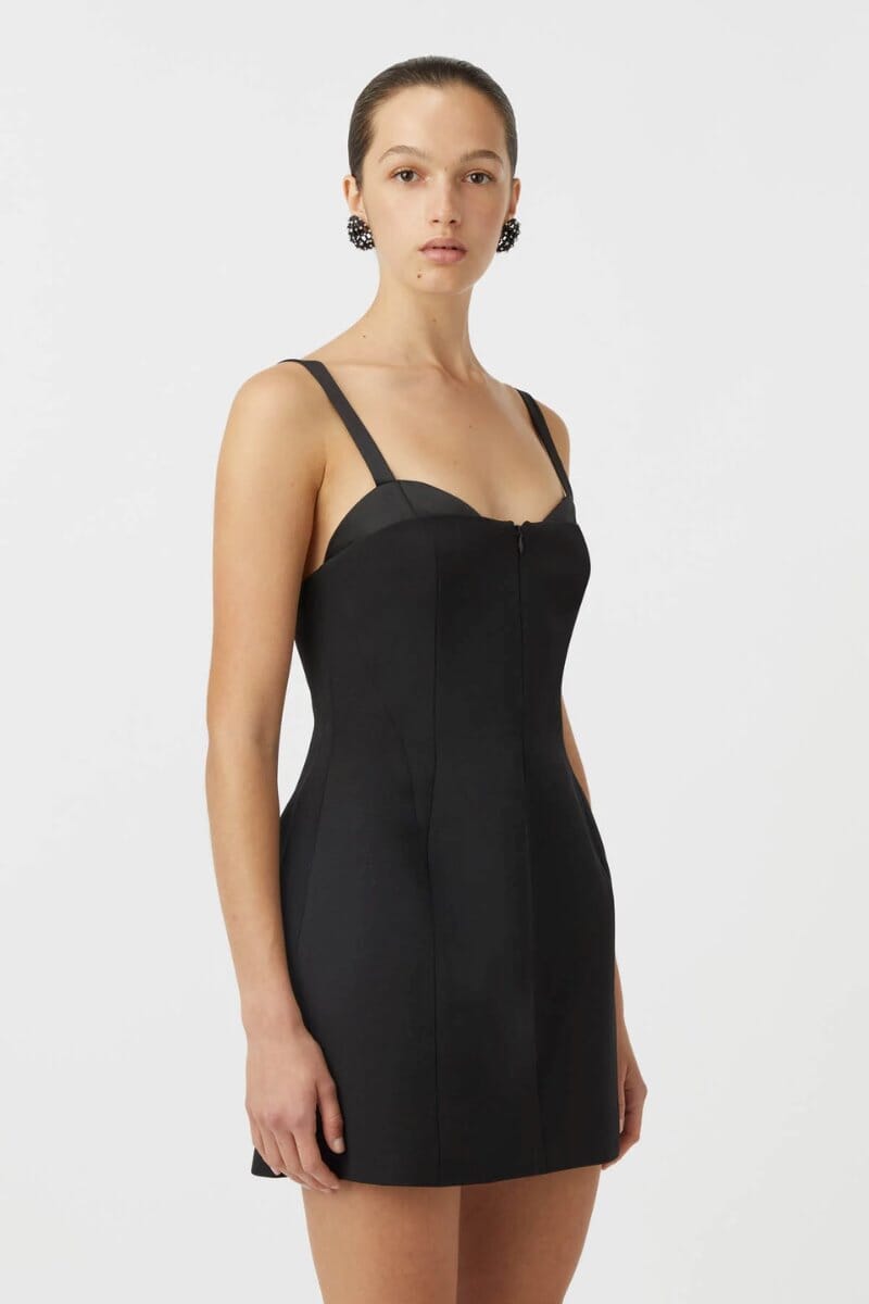 AMA MINI DRESS-BLACK – Fox & Dove