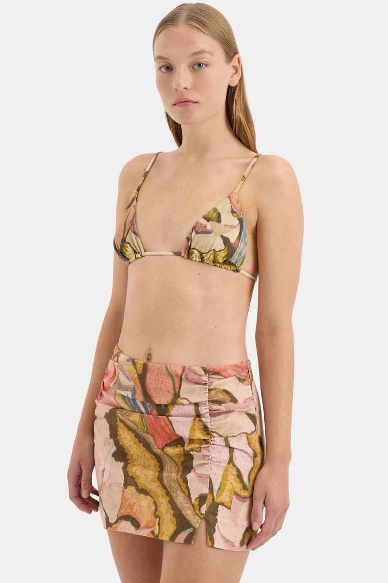 ROWE STRING TRIANGLE TOP-SANDERLING FLORAL Swim SIR. 