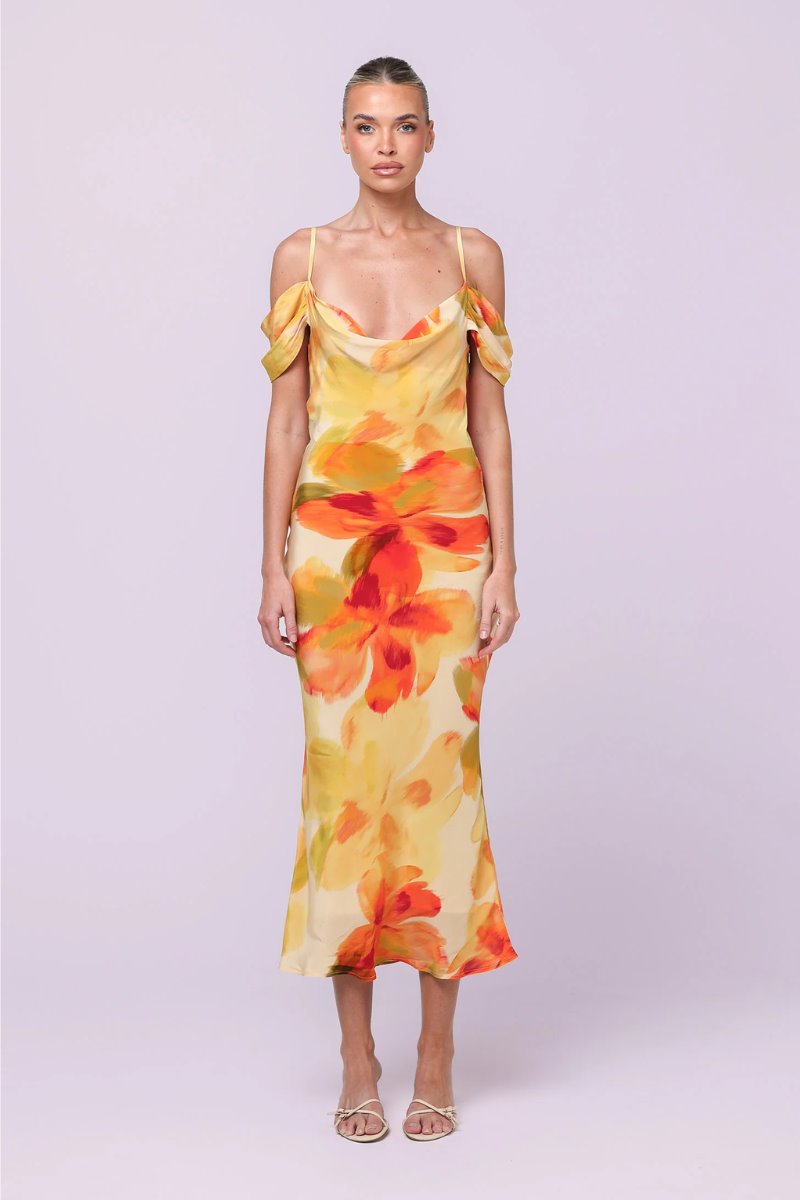 WREN MAXI DRESS-MARIGOLD Maxi Dress Isabelle Quinn 