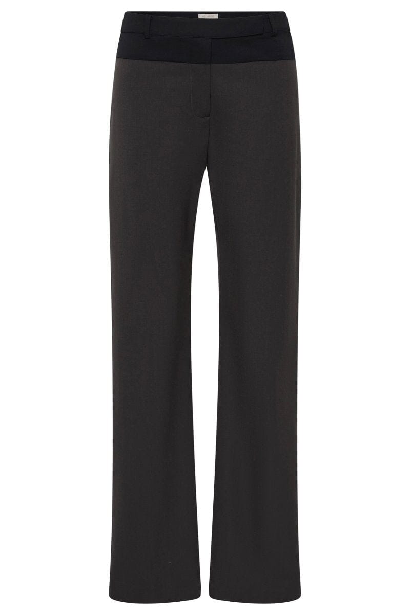 90S SPLICE PANELLED PANTS-BLACK OLIVE/ BLACK Pants ST AGNI 