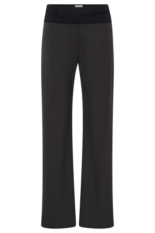 90S SPLICE PANELLED PANTS-BLACK OLIVE/ BLACK Pants ST AGNI 