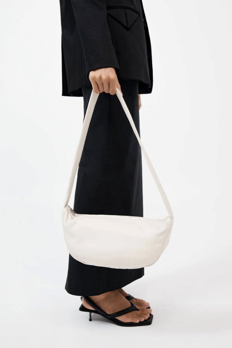 SOFT CRESCENT BAG-TOFU Handbags ST AGNI 