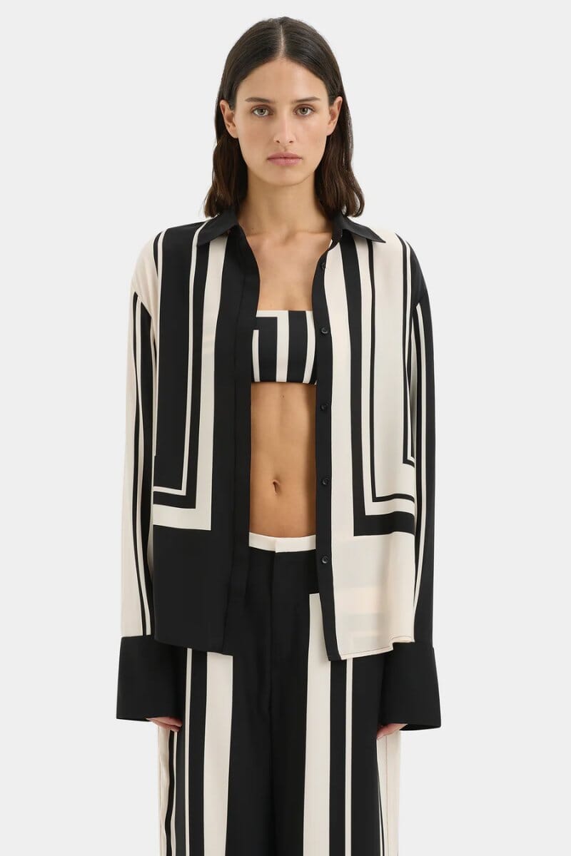 PIETRA SHIRT-MILANO NERO Tops SIR. 