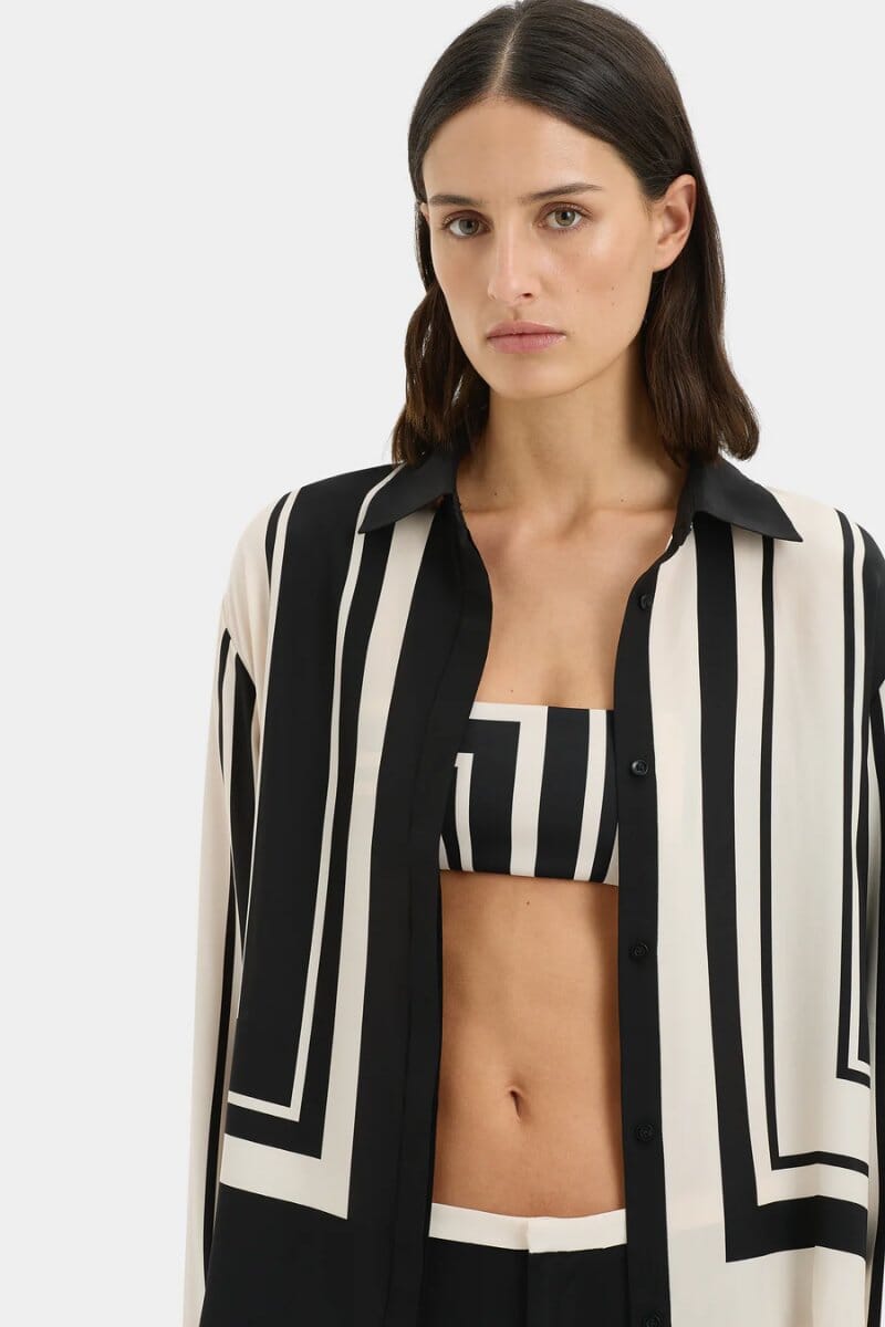 PIETRA SHIRT-MILANO NERO Tops SIR. 