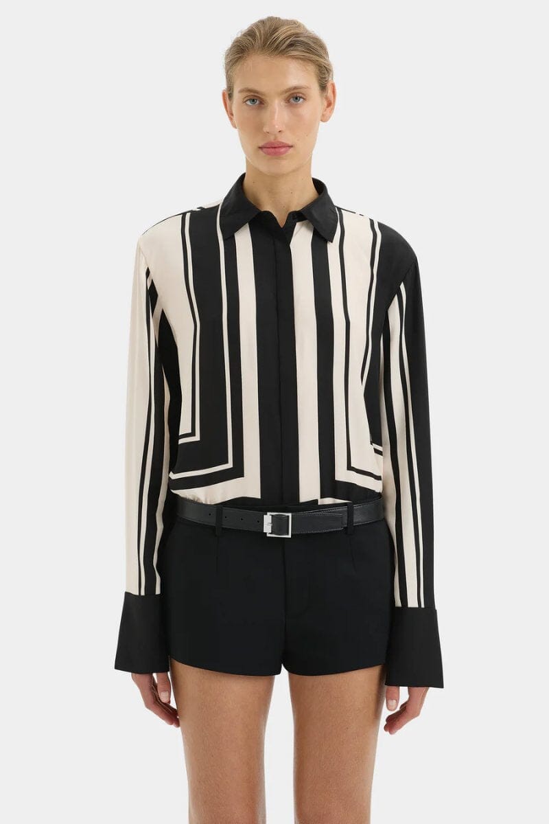 PIETRA SHIRT-MILANO NERO Tops SIR. 