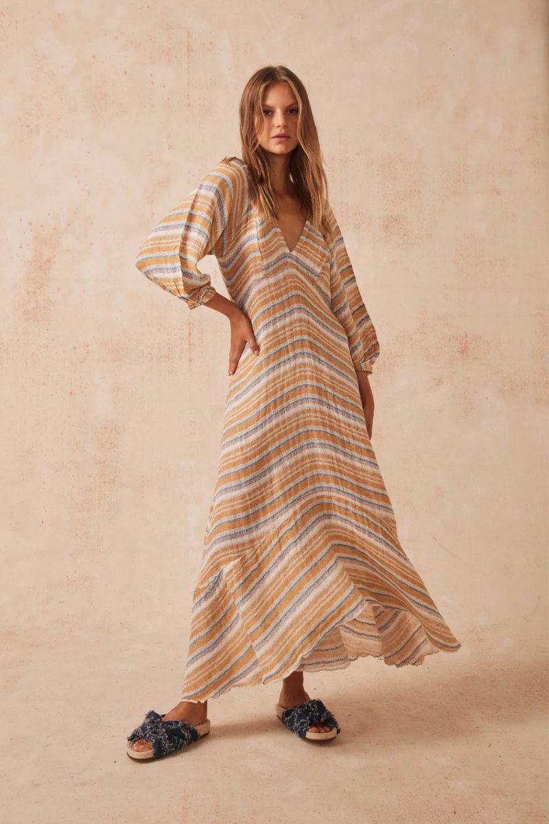 TOCO DRESS-ROMANI Midi Dress Estilo Emporio 