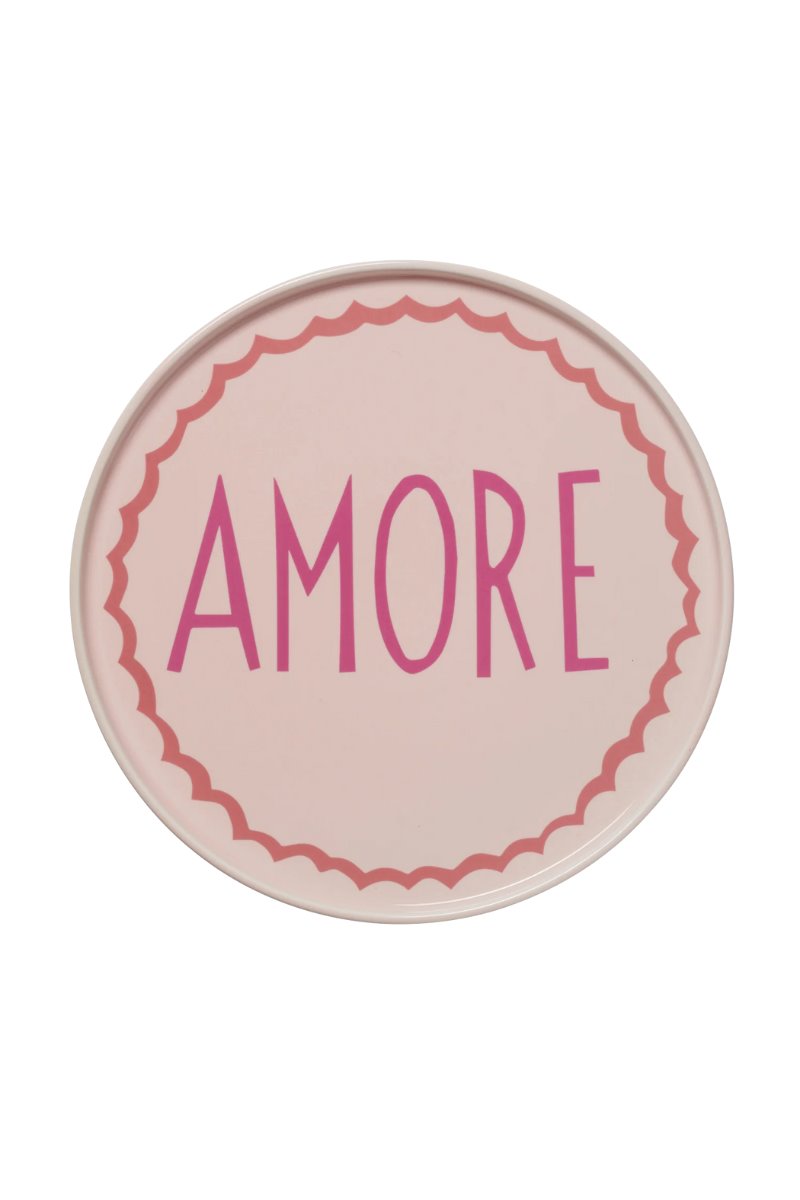 PINK AMORE PLATE-PINK *in-store only* Home In The Round House 