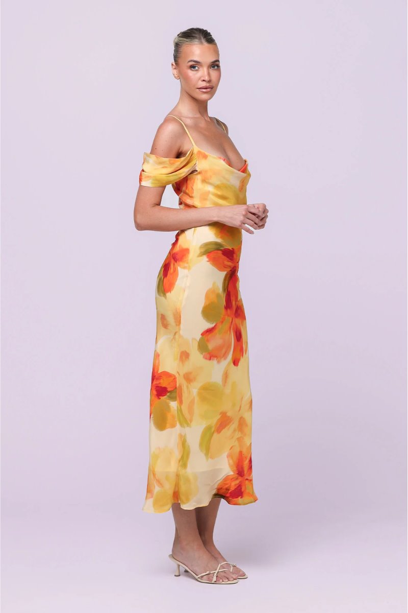 WREN MAXI DRESS-MARIGOLD Maxi Dress Isabelle Quinn 