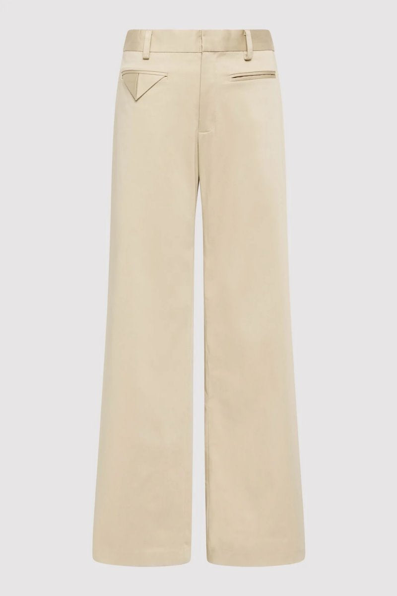 ORIGAMI POCKET TROUSERS-CHAMPAGNE Pants ST AGNI 