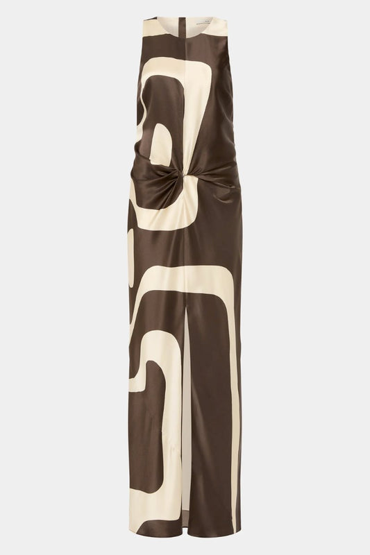 FREDDIE TWIST MIDI DRESS-POSTER PRINT Midi Dress SIR. 