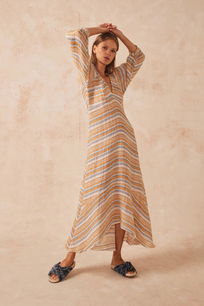 TOCO DRESS-ROMANI Midi Dress Estilo Emporio 