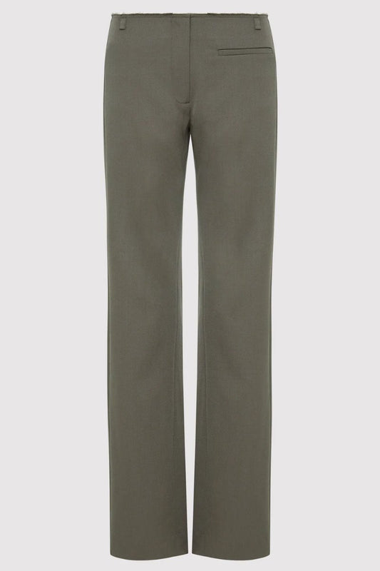 RAW EDGE PANTS-SMOKEY OLIVE Pants ST AGNI 