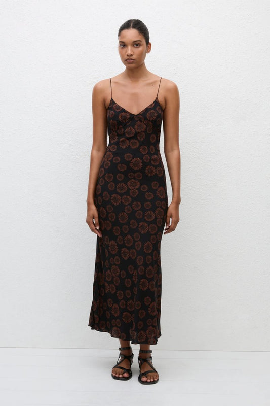 LOW BACK SLIP DRESS-PANAMA Maxi Dress Matteau 