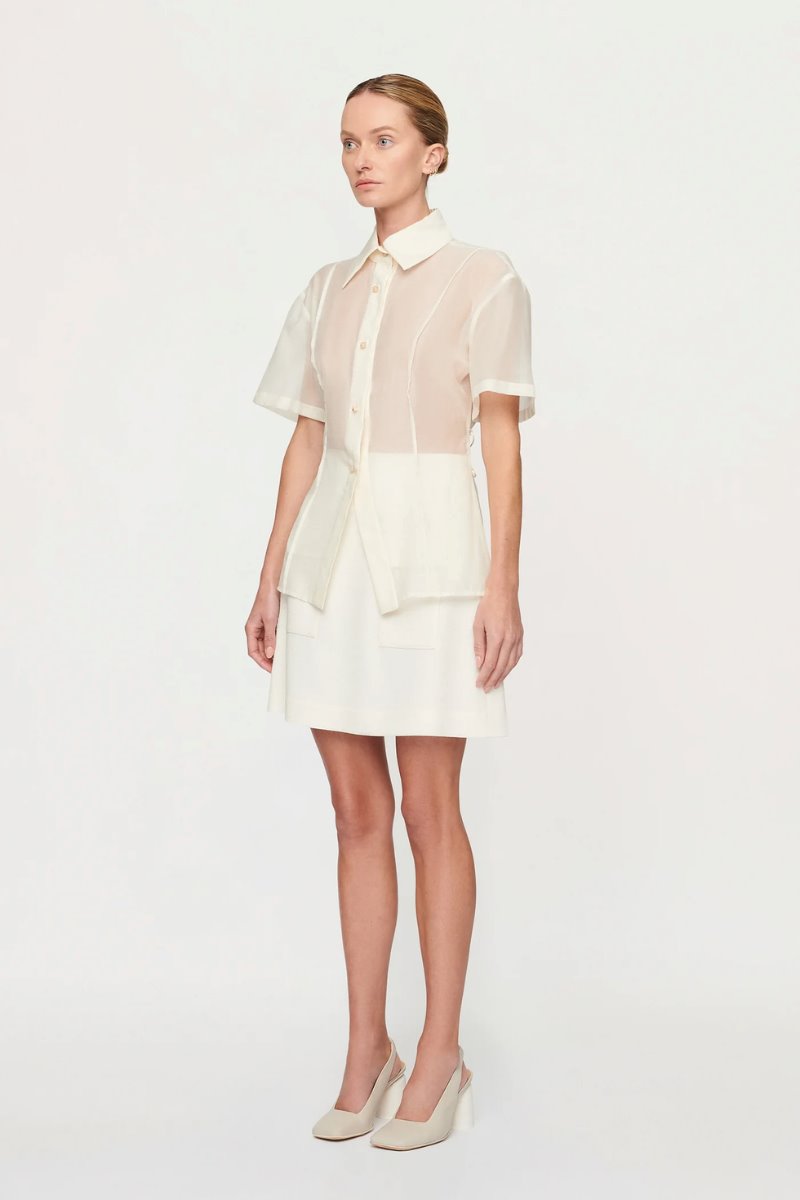 CHARLOTTE SKIRT-OFF WHITE Skirts Clea 