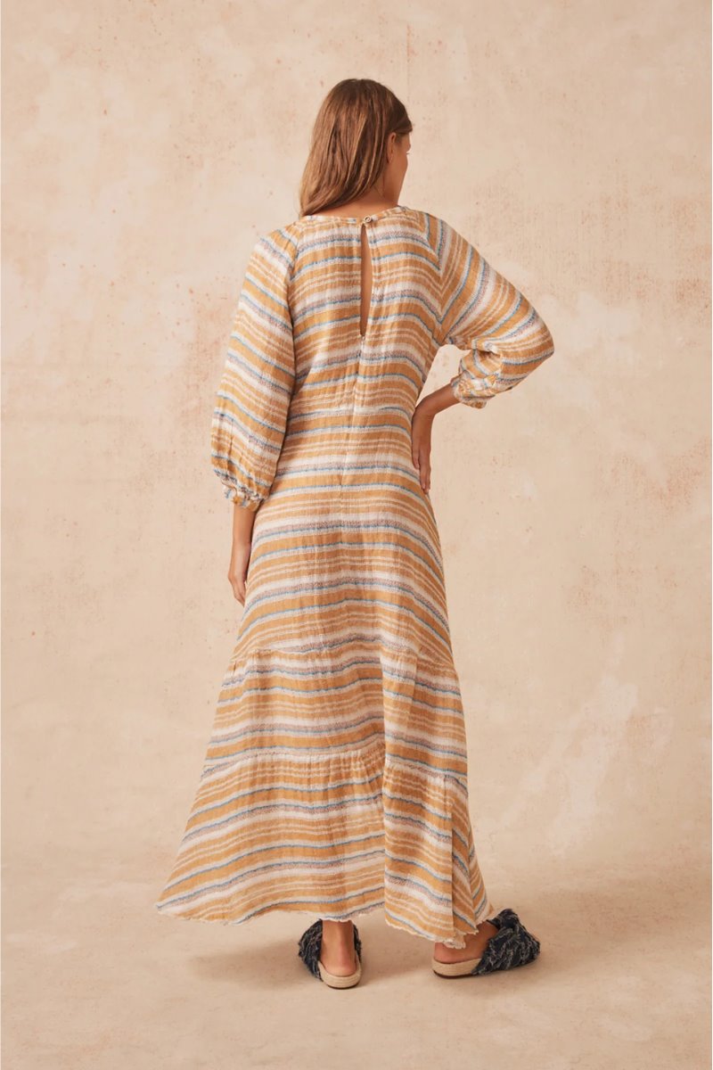 TOCO DRESS-ROMANI Midi Dress Estilo Emporio 