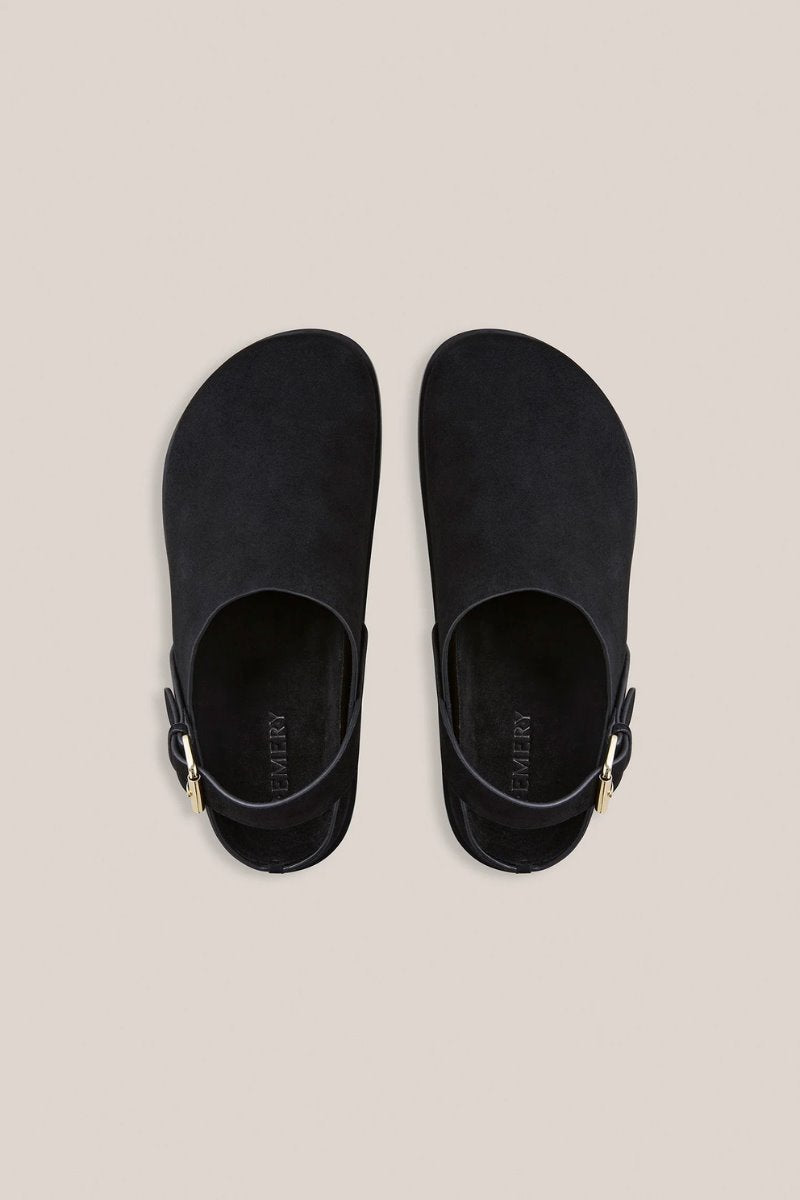 THE LOUIS CLOG-BLACK SUEDE Clogs A.Emery 