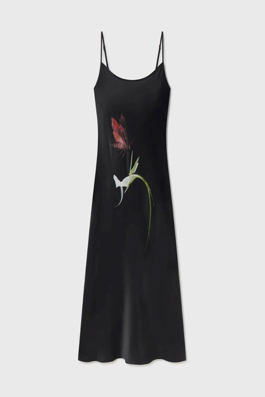 1996 DRESS-SYMBIOTIC Maxi Dress Silk Laundry 