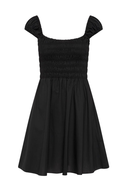 LENE MINI DRESS-BLACK Mini Dress Faithfull the Brand 