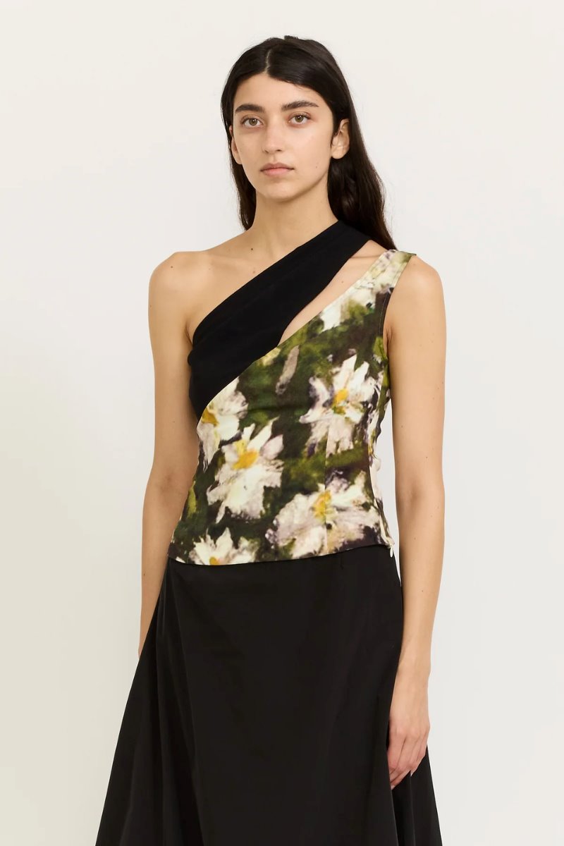 JUNE TOP-DAISY/BLACK Tops Wynn Hamlyn 