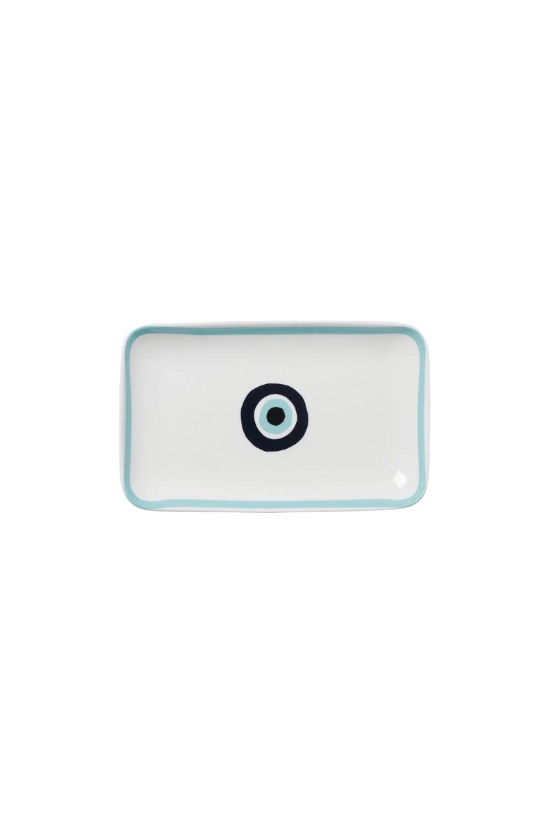 EVIL EYE SMALL PLATER-BLUE *in-store only* Home In The Round House 