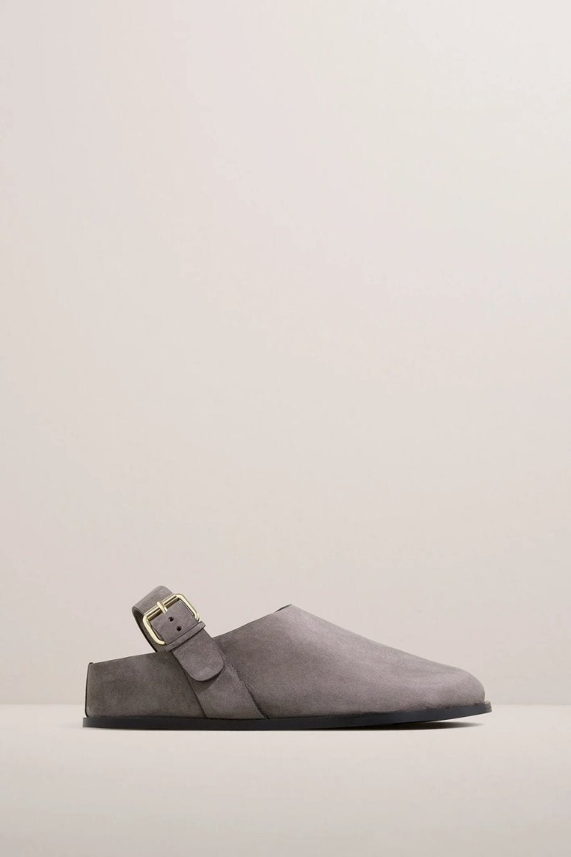 THE LOUIS CLOG-GRAPHITE SUEDE Clogs A.Emery 