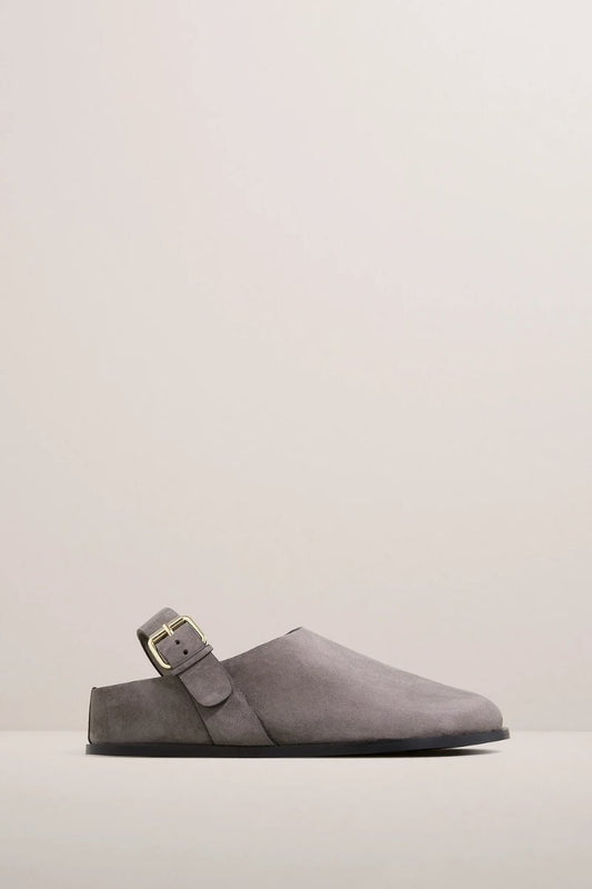 THE LOUIS CLOG-GRAPHITE SUEDE Clogs A.Emery 