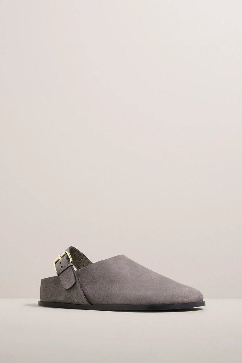 THE LOUIS CLOG-GRAPHITE SUEDE Clogs A.Emery 