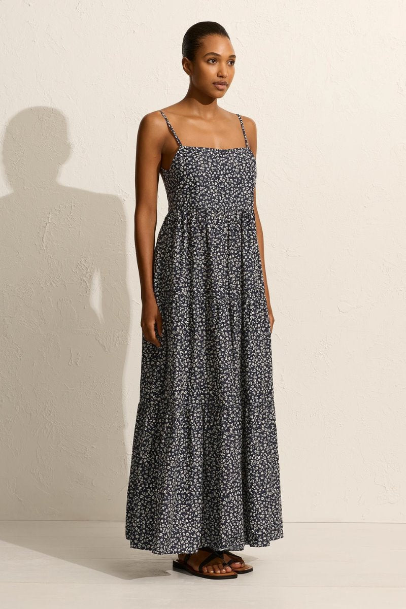 TIERED LOW BACK SUNDRESS-DANDELLION Maxi Dress Matteau 