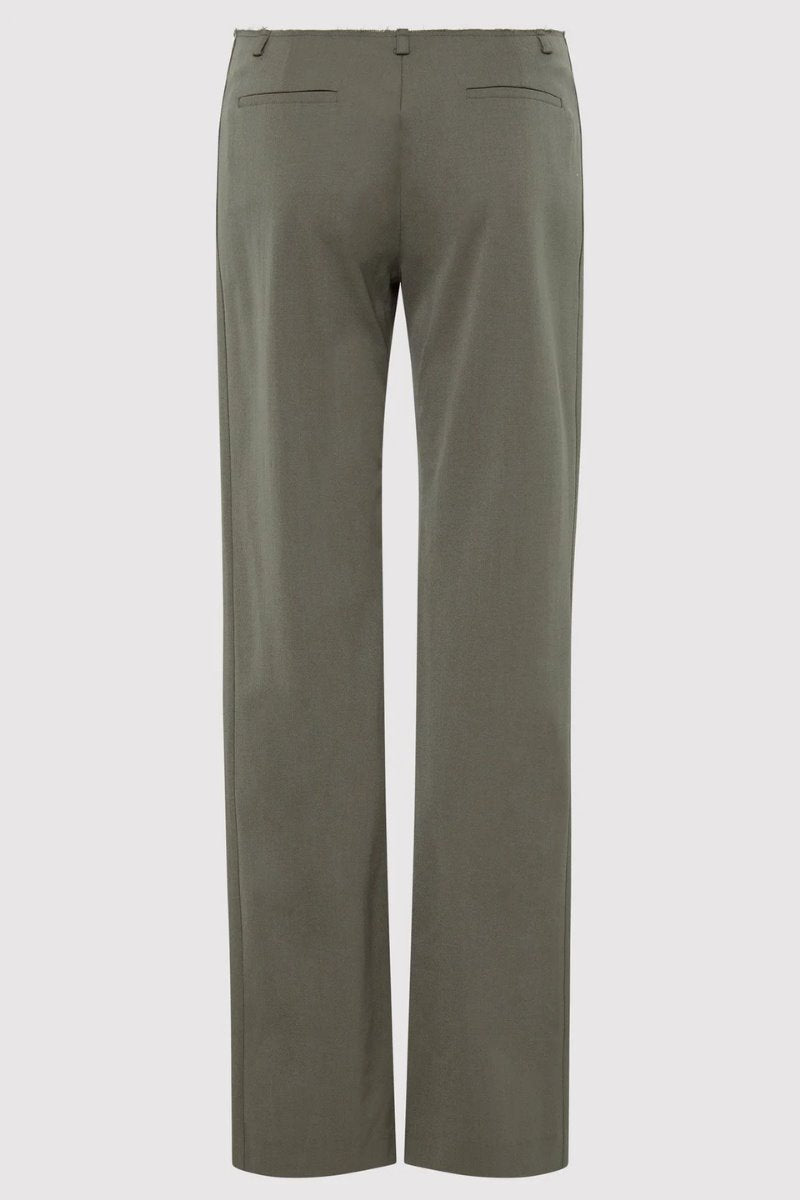 RAW EDGE PANTS-SMOKEY OLIVE Pants ST AGNI 