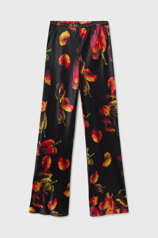 BIAS CUT PANTS-TULIPA BLACK Pants Silk Laundry 