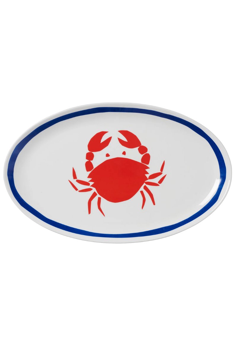 LARGE CRAB SEAFOOD PLATER-RED/BLUE *in-store only* Home In The Round House 