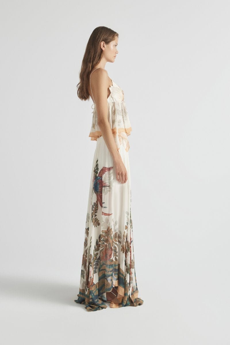 PROMISES FLOWER BUST CAMI-GARDENIA Tops ANTIPODEAN 