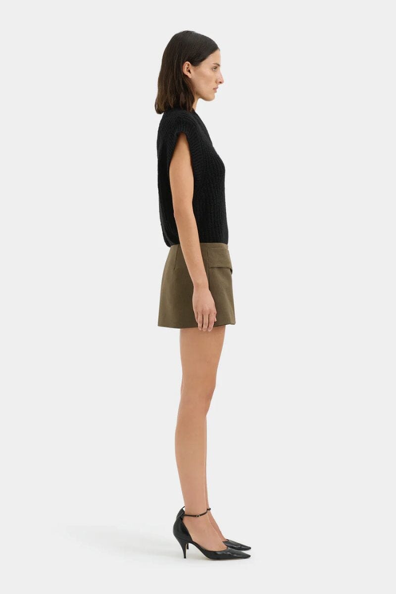 SARTORIA MINI SKIRT-CHOCOLATE MARLE Skirts SIR. 