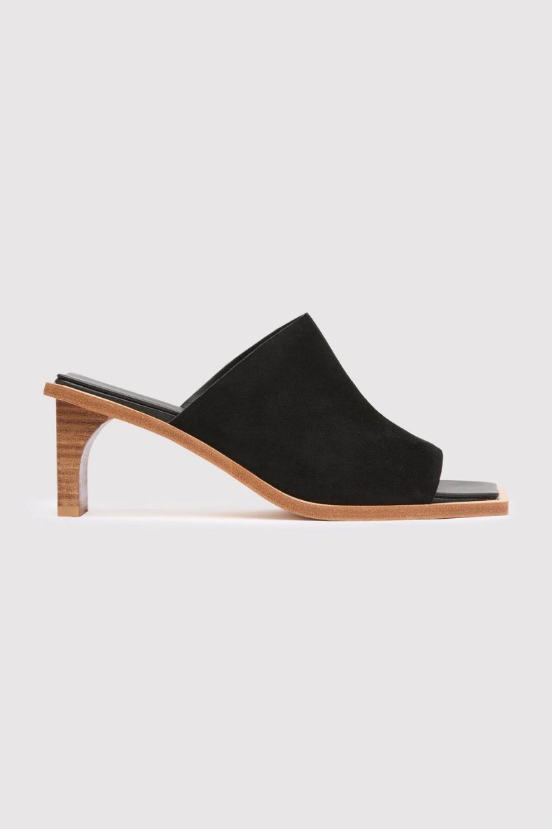 RAW EDGE HEEL-BLACK