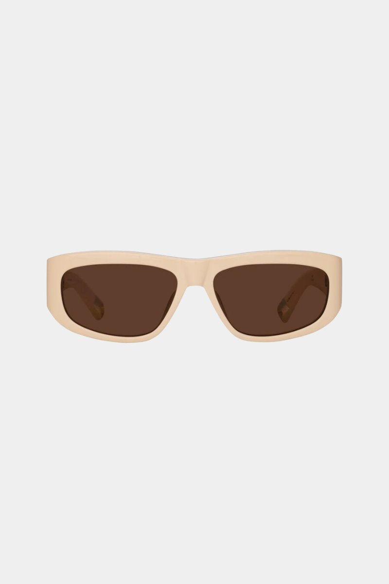 LES LUNETTES PILOTA-CREAM/GOLD/BROWN Sunglasses Jacquemus 