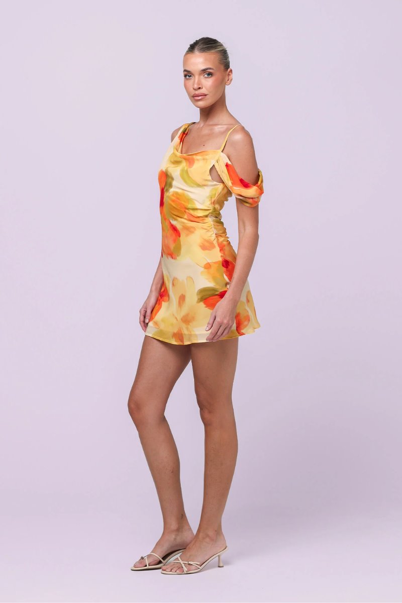 KAHLI MINI DRESS-MARIGOLD Mini Dress Isabelle Quinn 