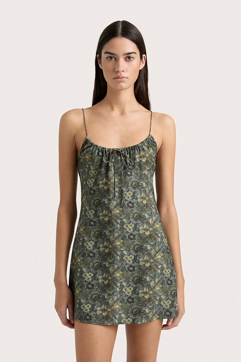 PAU MINI DRESS-VERDANT Mini Dress Faithfull the Brand 