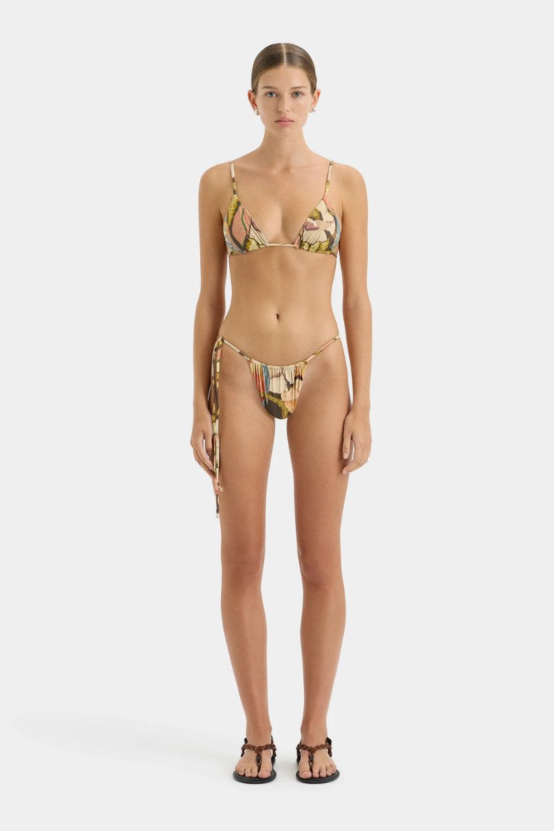 ROWE STRING TRIANGLE TOP-SANDERLING FLORAL Swim SIR. 